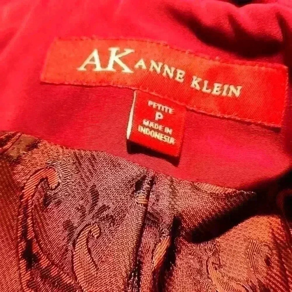 ANNE KLEIN womens trench coat Jacket Size P Lot J151 - Picture 5 of 9